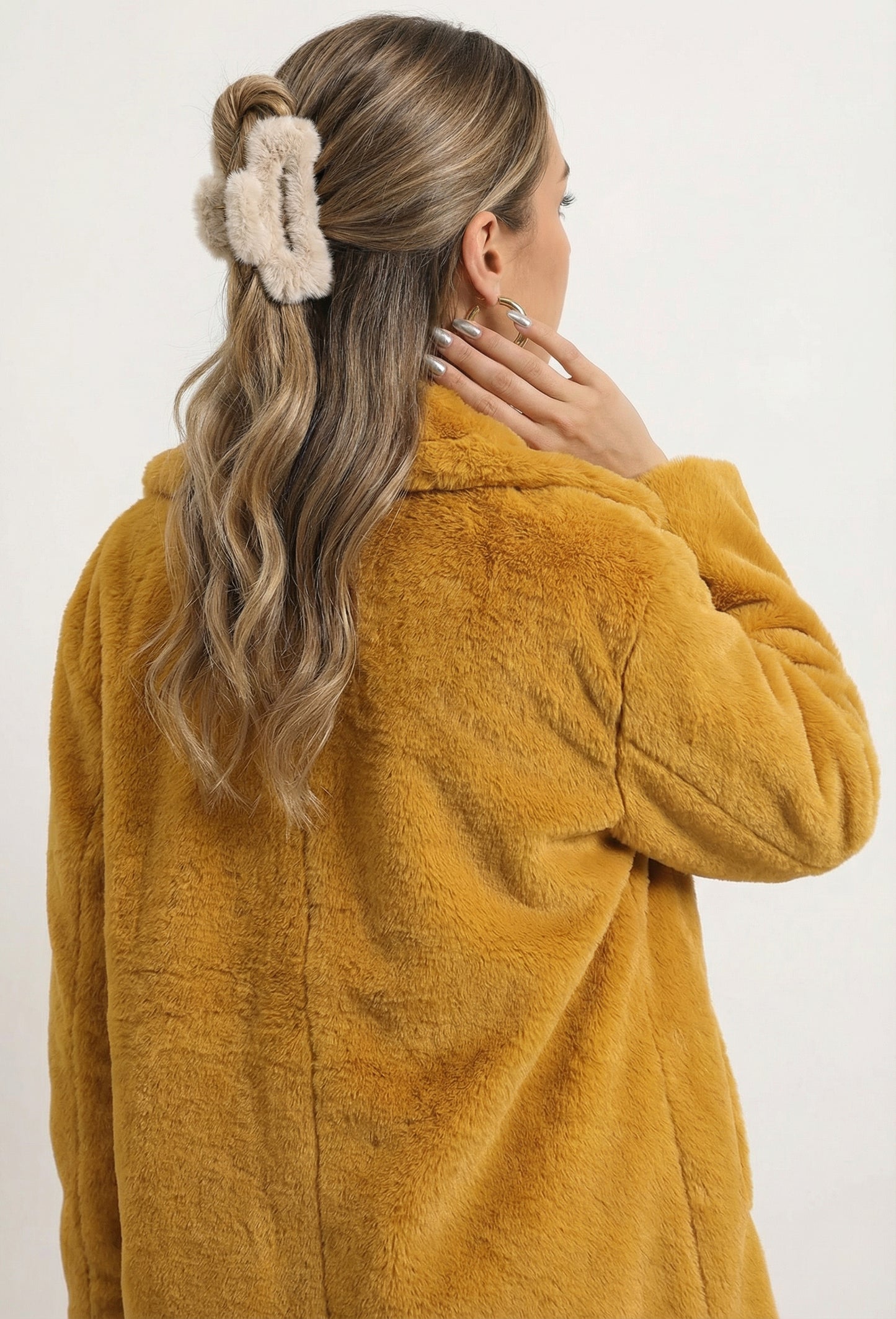 Fur Hair Clutcher | Brown